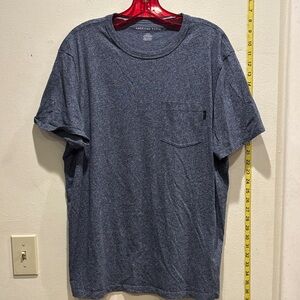 American Eagle Outfitters Men's Heathered Navy Tee